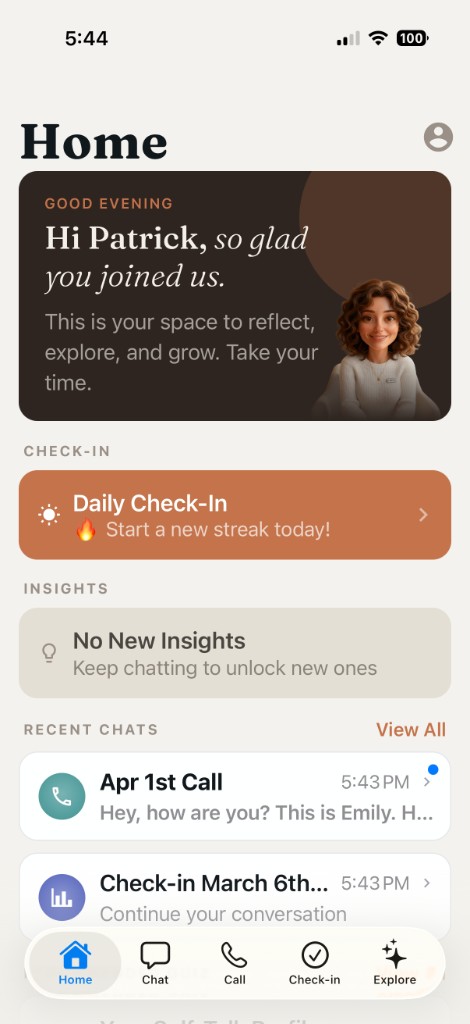 Innermost home screen